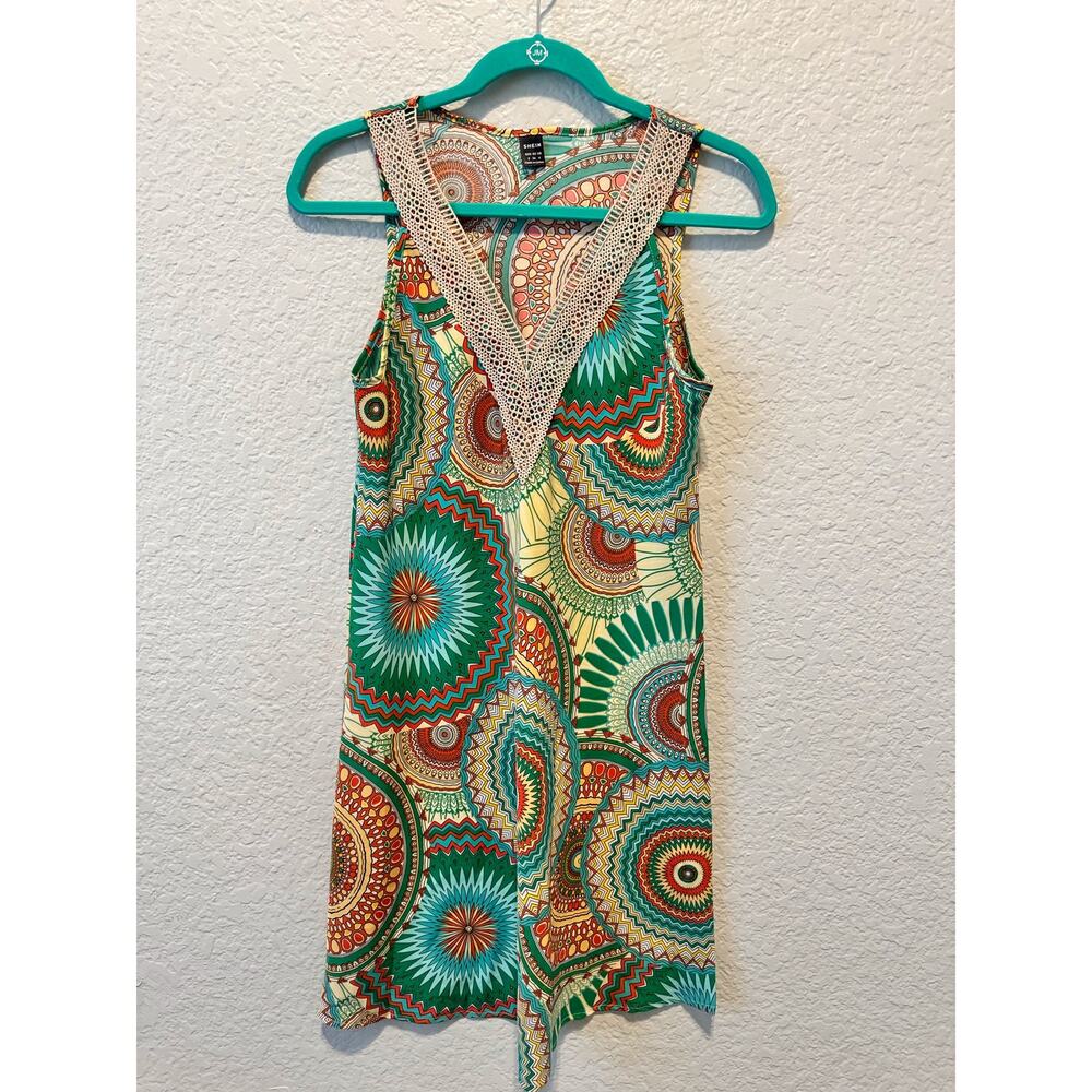 Women's SHEIN Abstract Sleeveless Dress Size S